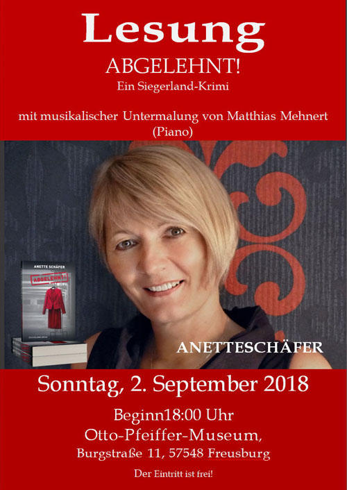 Lesung mit Anette Schäfer
