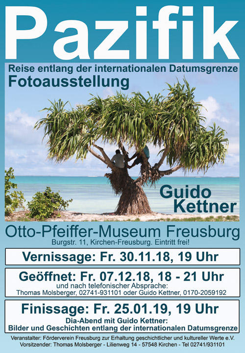 Pazifik - Fotoausstellung von Guido Kettner