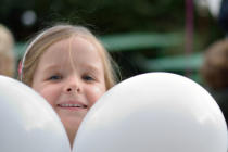 Luftballon-Aktion der Kindertagesstätte Wirbelwind