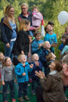 Luftballon-Aktion mit der Kindertagesstätte Wirbelwind