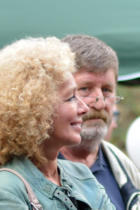 Angelika Buske (Bürgermeisterkandidatin Verbandsgemeinde Kirchen) und Rolf Dornhoff (Beigeordneter im Verbandsgemeinderat in Kirchen)