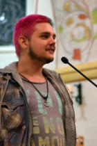 Poetry Slam "Wortanklage" in Freusburg: Sven Hensel, Bochum