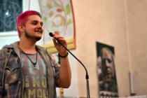 Poetry Slam "Wortanklage" in Freusburg: Sven Hensel, Bochum