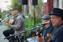 The Cuters in Freusburg: Karl-Heinz Dentler, Peter "Piwi" Wenzel, Klaus Wittig 