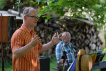 Wolfgang Silbermann, Matthias Mehnert im Hintergrund